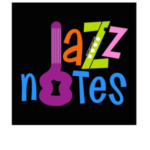 JazzNotes logo as outline 150329 black square 1000x1000